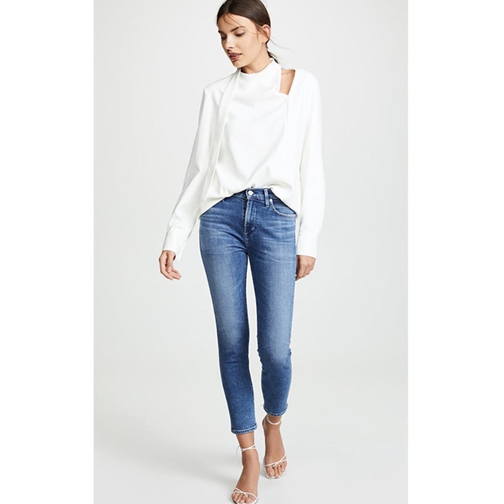 Citizens of Humanity Rocket Crop High Rise Jeans - Picture 2 of 10